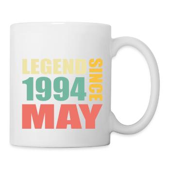 29th Birthday May Vintage 1994 Gift Idea - Mug - white - Right
