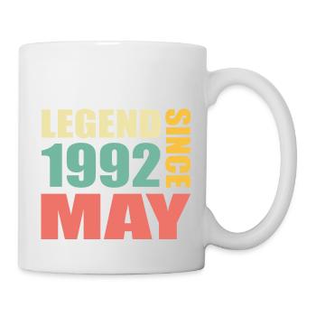 31st Birthday May Vintage 1992 Gift Idea - Mug - white - Right