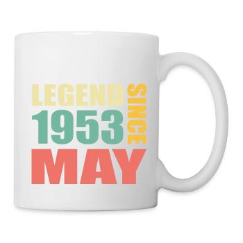 70e anniversaire mai millésime 1953 idée cadeau - Mug blanc - blanc - Droite