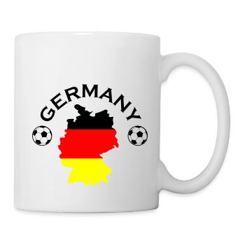 Fußball Football - Mug blanc - blanc - Droite