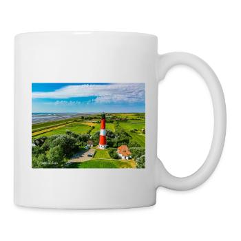 Leuchtturm Pellworm - Tasse - Weiß - Rechts