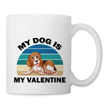 Hund Chien - Mug blanc - blanc - Droite