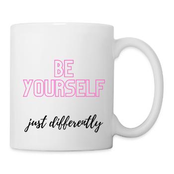 Soyez vous-même, mais différemment - Mug blanc - blanc - Droite