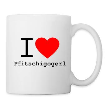 Pfitschigogerl - Tischfussball - Fitschigogerl - Tasse - Weiß - Rechts