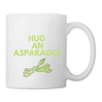 HUG AN ASPARAGUS - Mug - white - Right