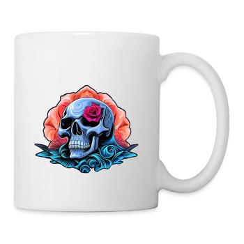 Skulls 'n' Roses - The Rosehead - Tasse - Weiß - Rechts