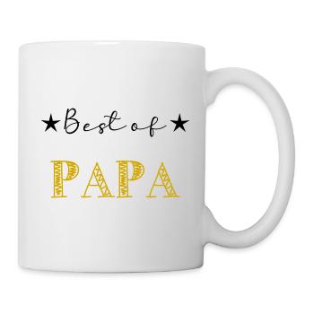 PAPA. VATERTAG. ALLES GUTE ZUM GEBURTSTAG, PAPA. ALLES GUTE ZUM GEBURTSTAG! - Tasse - Weiß - Rechts