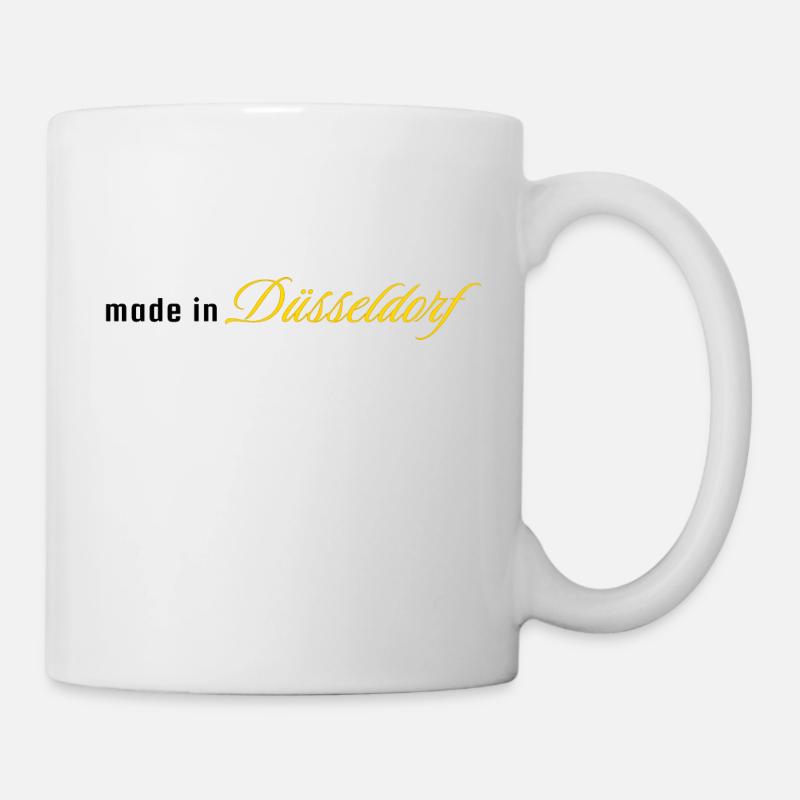 made in Düsseldorf - Tasse - Weiß