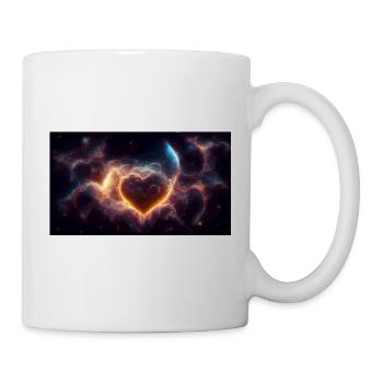 Le cœur dans nos étoiles - Mug blanc - blanc - Droite