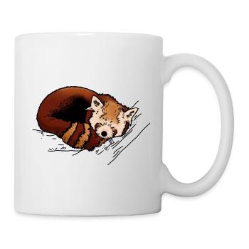 Petit panda - Mug blanc - blanc - Droite