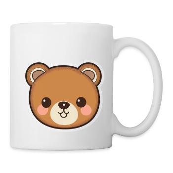 Knuffige Kuschelzeit: süsser Teddybär - Tasse - Weiß - Rechts