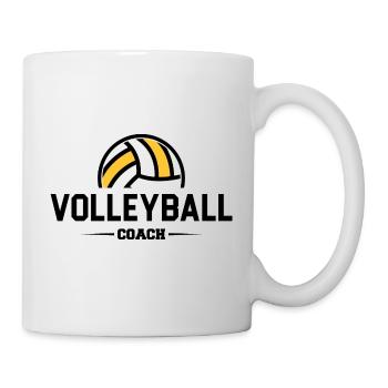 Volleyball coach gift | Coach Volleyball - Mug - white - Right