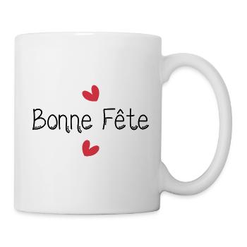 FÊTE DES MÈRES. BONNE FÊTE MAMAN. MAMAN. FÊTE - Mug blanc - blanc - Droite
