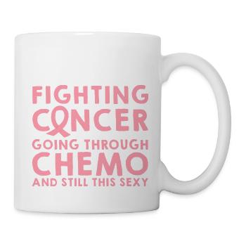 Lutter contre le cancer, et toujours aussi sexy 4 - Mug blanc - blanc - Droite