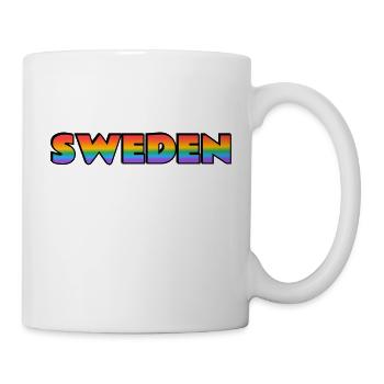 Schwules Schweden - Tasse - Weiß - Rechts
