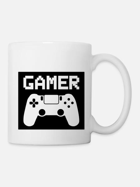 gamer - Tasse - Weiß