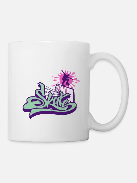Skate splash - Taza - blanco