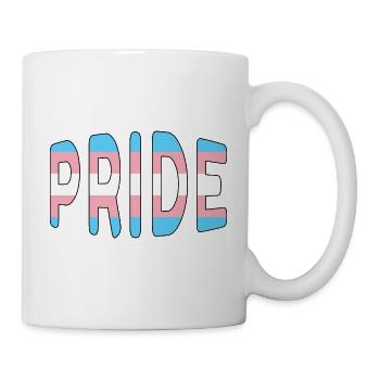 Pride logo Transgender - Mug - white - Right