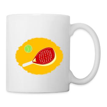 Padel Paddle Raquette Tennis Sport I Cadeau - Mug blanc - blanc - Droite