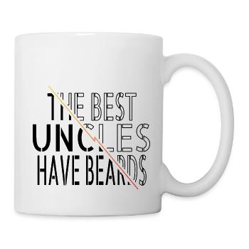 funny quote happy beard birthday present idea - Tasse - Weiß - Rechts