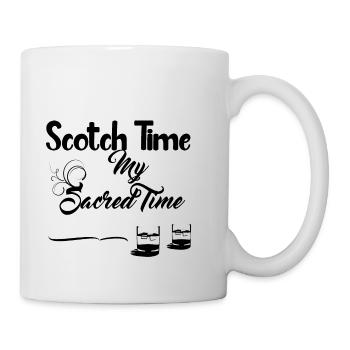 Scotch Time Design - AlcoholicBeverage - Tasse - Weiß - Rechts