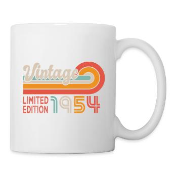 1954 anniversaire Né en 1954 - Mug blanc - blanc - Droite
