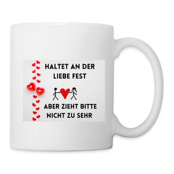 Der Liebeszieher - Tasse - Weiß - Rechts