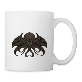 Cthulhu II Bronze - Tasse - Weiß - Rechts