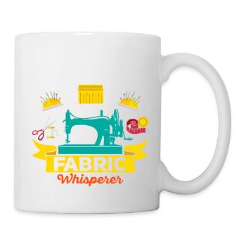Fabric Whisperer Crafting Sewing Machine - Mug - white - Right