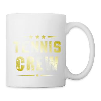 Équipe de tennis - Mug blanc - blanc - Droite