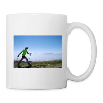 Nordic Walking - Tasse - Weiß - Rechts