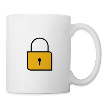 I Need A Lock 4 - Tasse - Weiß - Rechts