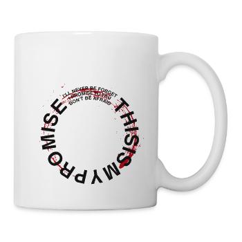 Mein Versprechen a - Tasse - Weiß - Rechts