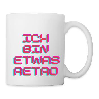 Retro - Tasse - Weiß - Rechts