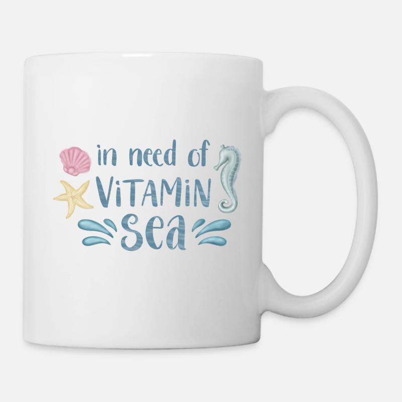 Brauchen Sie Vitamin SEA - Tasse - Weiß