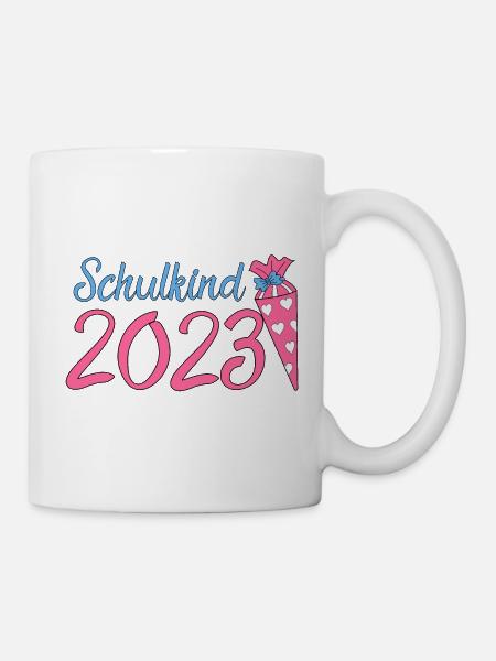 Schulkind 2023 - Tasse - Weiß