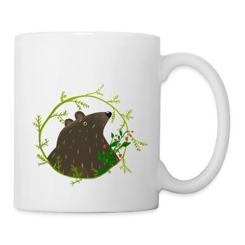 Wildtiere - Tasse - Weiß - Rechts
