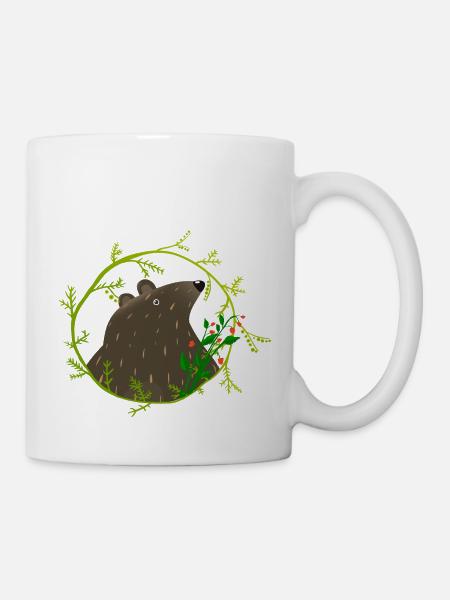 Wildtiere - Tasse - Weiß