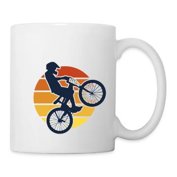 Fahrrad - Tasse - Weiß - Rechts