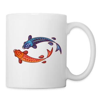 Meerestiere - Tasse - Weiß - Rechts