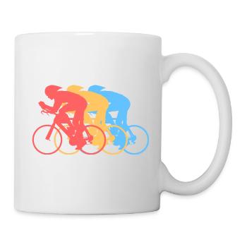 Fahrrad - Tasse - Weiß - Rechts