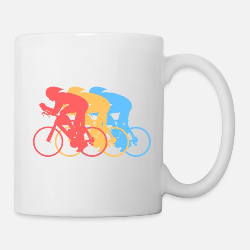 Fahrrad - Tasse - Weiß
