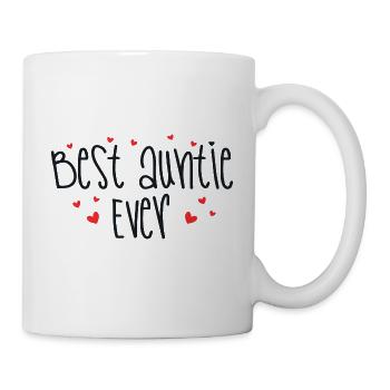 Best auntie ever - Mug - white - Right