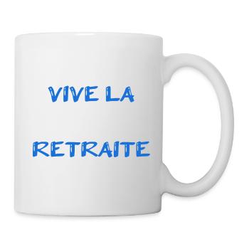 RUHESTAND. RUHESTAND. PENSIONIERT. RUHESTAND - Tasse - Weiß - Rechts