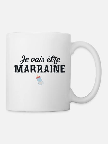 Je vais être marraine / future marraine - Mug blanc - blanc