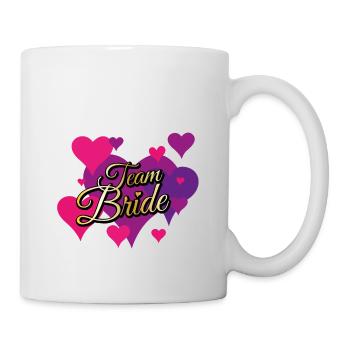 Team Bride Goldverlauf - Tasse - Weiß - Rechts