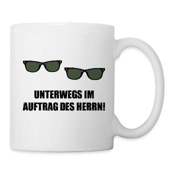 Unterwegs im Auftrage des Herrn - Tasse - Weiß - Rechts