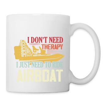 Je n’ai pas besoin de thérapie, j’ai juste besoin de monter sur des hydroglisseurs - Mug blanc - blanc - Droite