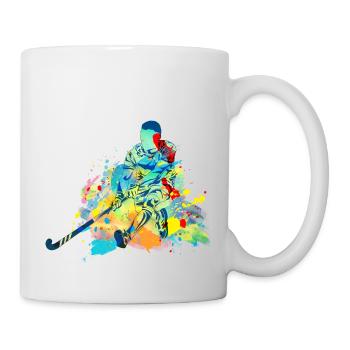 Field Hockey Player Indoor Hockey Hockey Game - Mug - white - Right