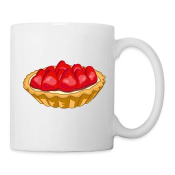 Strawberry tart - Mug - white - Right